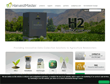 Tablet Screenshot of harvestmaster.com